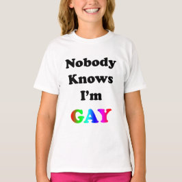 Niemand weiß, dass ich homosexuell bin T-Shirt