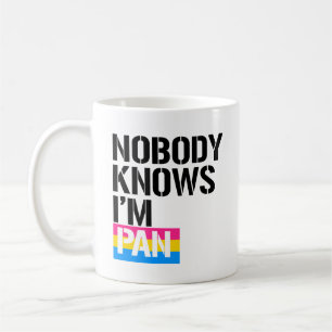 Niemand weiß, dass ich Pan - - LGBTQ Rechte bin - Kaffeetasse