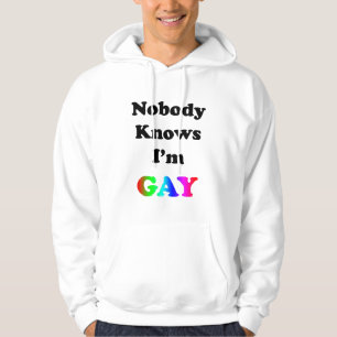 Niemand weiß, dass ich schwul bin hoodie