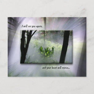 Niemand wird deine Freude annehmen Postkarte