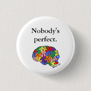 "Niemanden perfekter" Knopf Button