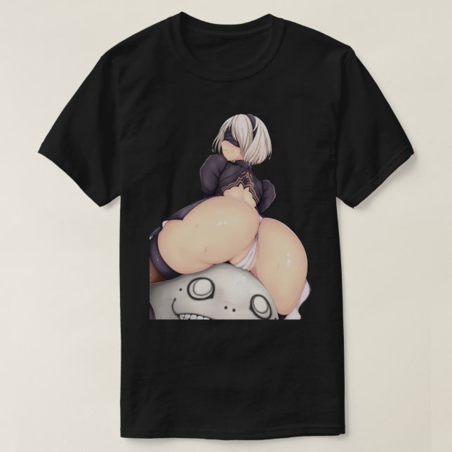 Nier Automata 2B T-Shirt (Design vorne)