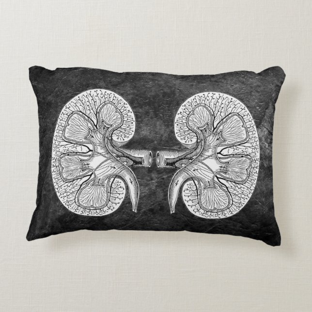 NIERE 2 ZEICHNEND PILLOW ZIERKISSEN (Rückseite)