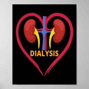 Niere Nurse Nephrologie Nurse Dialyse Technischer Poster