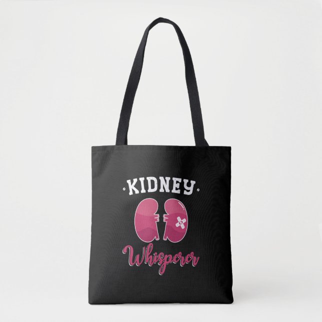 Niere Whisperer Dialysis Nurse Nephrologie Tech Tasche (Vorderseite)