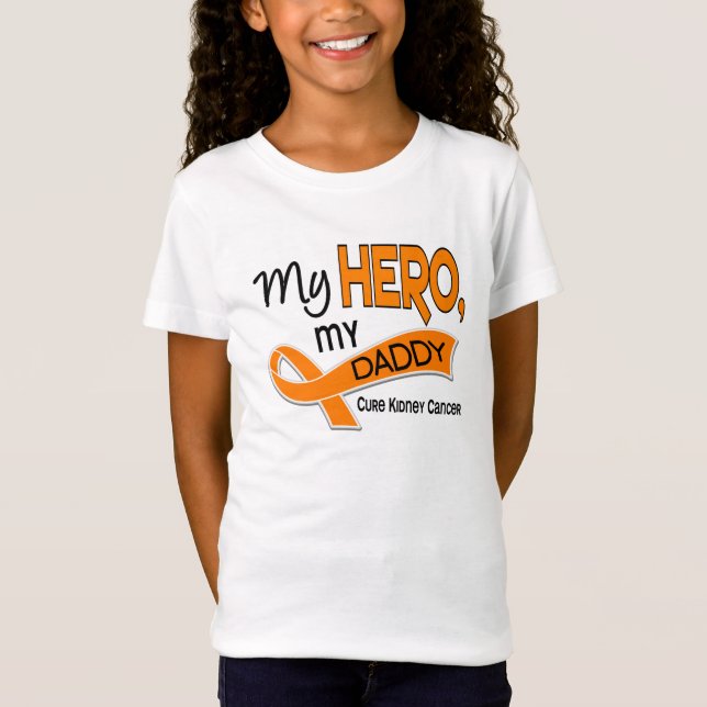 Nieren-Krebs MEIN HELD MEIN VATI 42 T-Shirt (Vorderseite)