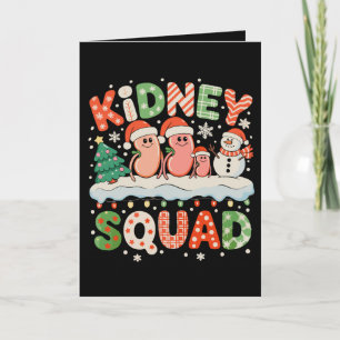 Nieren-Team Dialyse-Krankenschwester Weihnachten X Karte