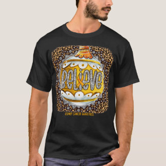 Nierenbewusstsein Glauben Ornament Leopar T-Shirt
