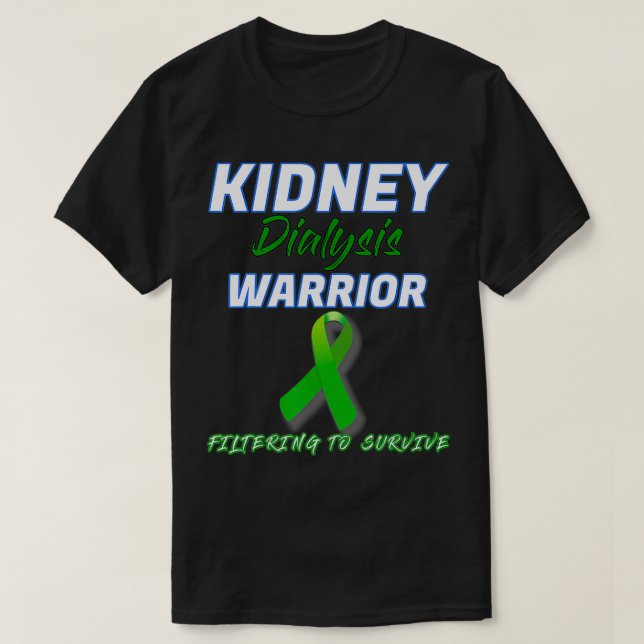Nierendialysekrieger Hämodialyse Peritonealpa T-Shirt (Design vorne)