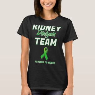 Nierendialyseteam Hämodialyse Nurse Patient T-Shirt