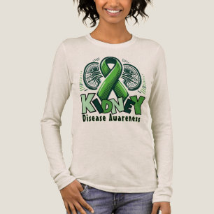 Nierenerkrankung-Bewusstsein – Grüne Schleife T-Sh Tri-Blend Shirt