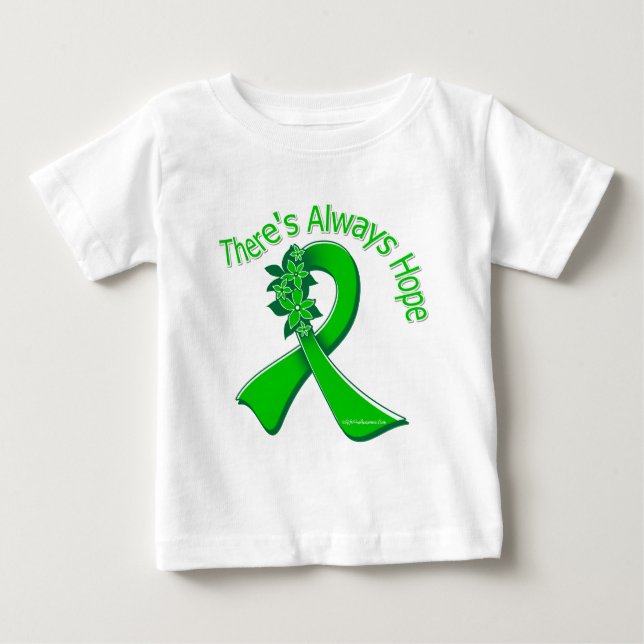 Nierenerkrankung dort ist immer die Blumen Baby T-shirt (Vorderseite)
