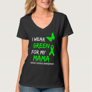 Nierenerkrankung Ich trage Grün für meine Mama Rib T-Shirt