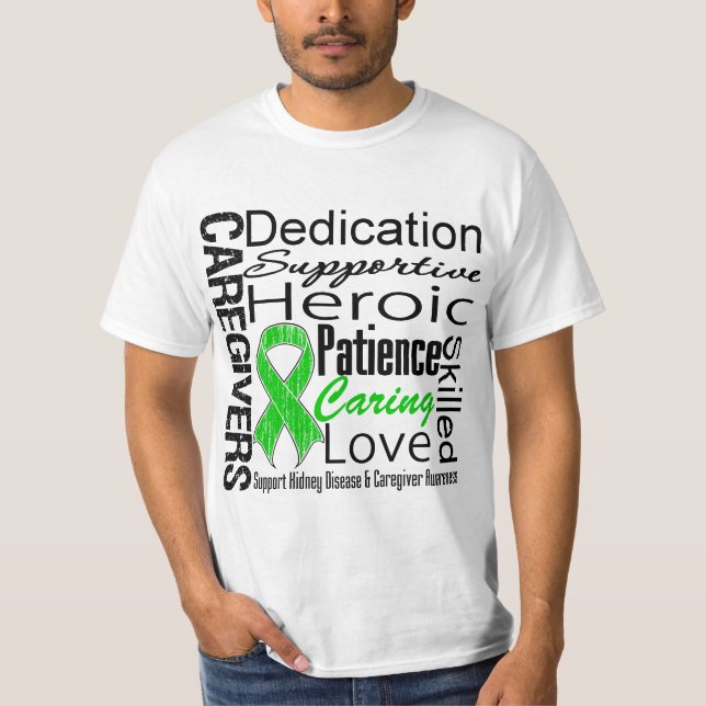 Nierenerkrankung-Pflegekraft-Collage T-Shirt (Vorderseite)