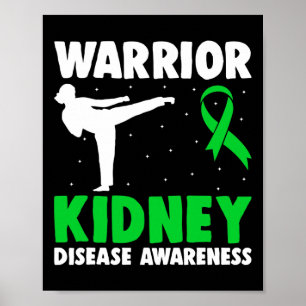 Nierenerkrankung Warrior Dialyse Nephritis Organ t Poster