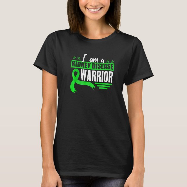 Nierenerkrankung Warrior Dialyse Nephritis Organ t T-Shirt (Vorderseite)