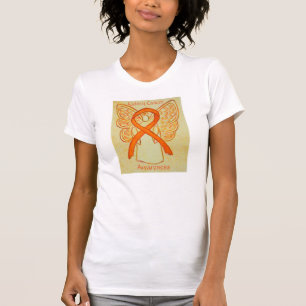 Nierenkrebs-Bewusstsein Ribbon Engel Custom Shirt