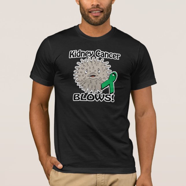 Nierenkrebs bläst Bewusstseinsbildung T-Shirt (Vorderseite)