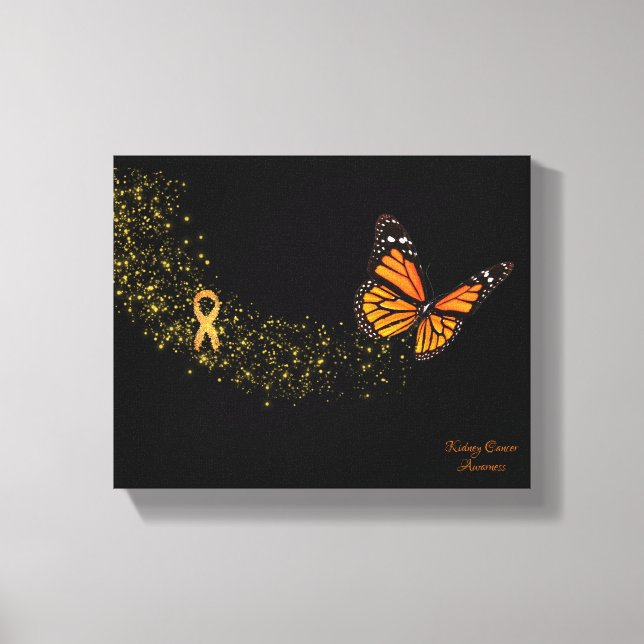 Nierenkrebs-Butterfly Leinwanddruck (Vorderseite)