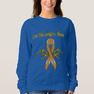 Nierenkrebs Ladys Sweatshirt