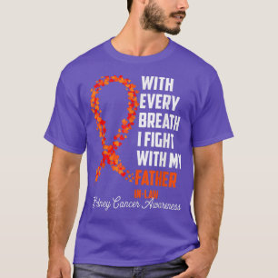 Nierenkrebs Orangefarbene Ribbon mit jedem Fett T-Shirt