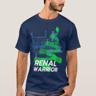 Nierenkrieger CKD Dialyseunterstützung Teemond Shi T-Shirt