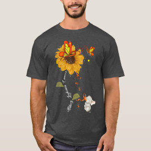 Nierenleukämie Krebs Bewusstsein Sonnenblumen Elep T-Shirt