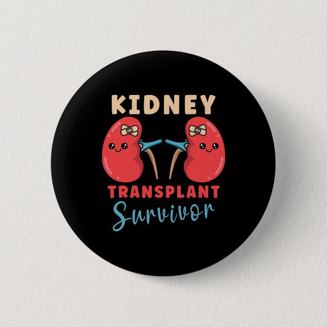 Nierentransplantation Nierenerkrankung Nierenspend Button (Vorderseite)