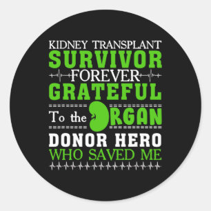 Nierentransplantation Organtransplantation Niere S Runder Aufkleber