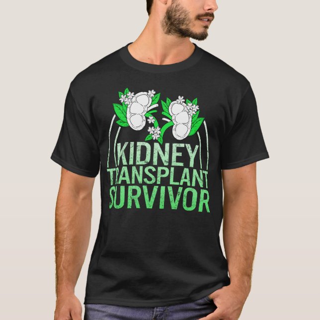 Nierentransplantation Shirt, Organspende T-Shirt (Vorderseite)