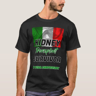 Nierentransplantation Zehntes Jubiläum 10 Jahre Üb T-Shirt