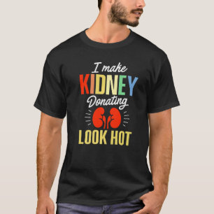 Nierentransplantatspender sehen heiße chirurgische T-Shirt
