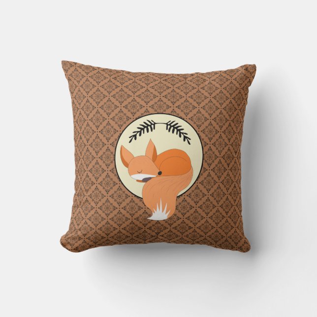 Niesen Fox Woodland Kissen (Vorderseite)
