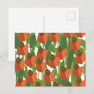 Nieskraut-Wildblumen-Blume Postkarte