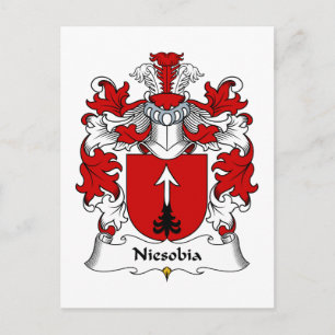 Niesobia Familienwappen Postkarte