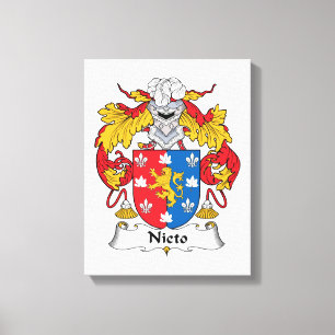 Nieto Familienwappen Leinwanddruck
