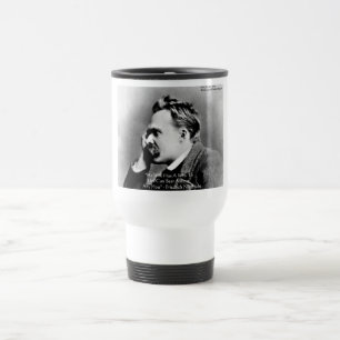 Nietzsche "A Why" Wisdom Quote Geschenke & Cards Reisebecher