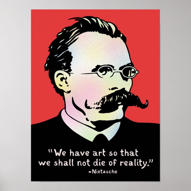Nietzsche - Art v. Reality Poster (Vorne)