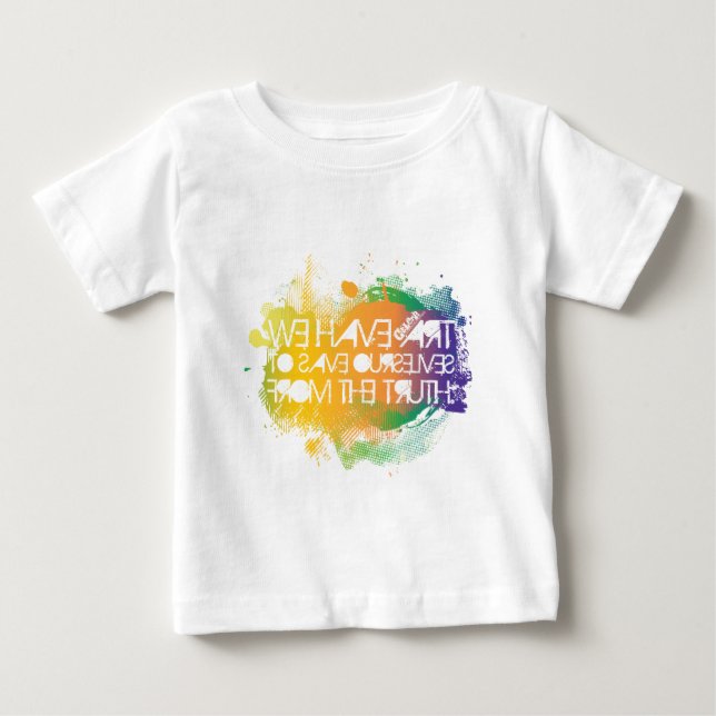 Nietzsche Baby T-shirt (Vorderseite)