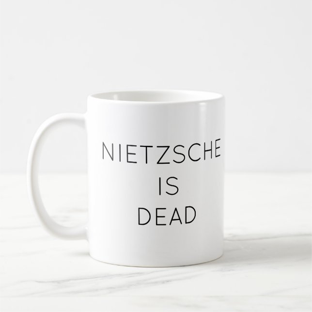 Nietzsche Est Mort Mug (Gauche)