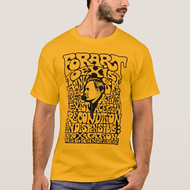 Nietzsche - Kunst T-Shirt (Vorderseite)