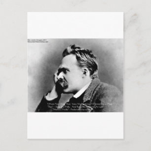 Nietzsche "Pride Vs Memory" - Biotopartikel/T-Shir Postkarte