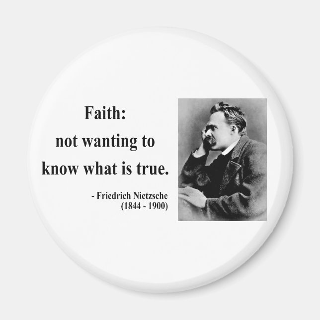 Nietzsche Quote 5b Magnet (Vorne)