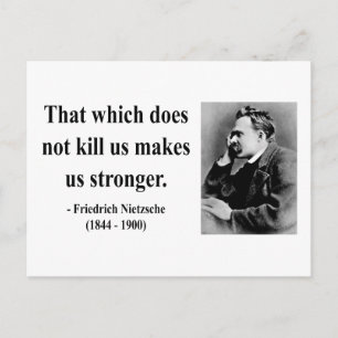 Nietzsche Quote 5b Postkarte