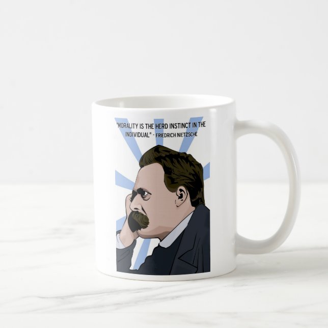 Nietzsche Tassenschuß Kaffeetasse (Rechts)