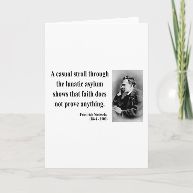 Nietzsche Zitat 1b Karte (Vorderseite)