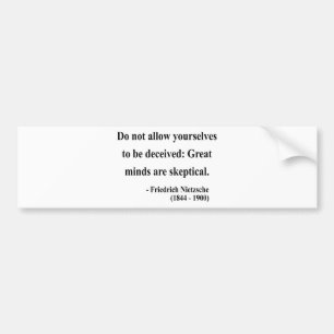 Nietzsche Zitat 9a Autoaufkleber