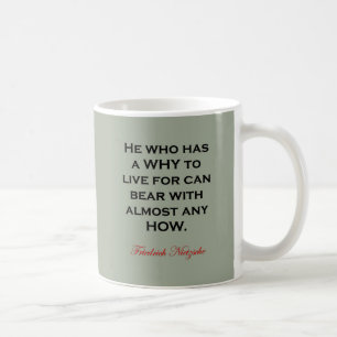 Nietzsche Zitat - tragen Sie irgendwelche wie Kaffeetasse