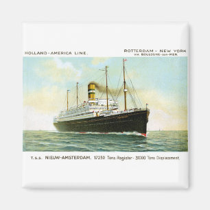 Nieuw Amsterdam von 1906 Magnet