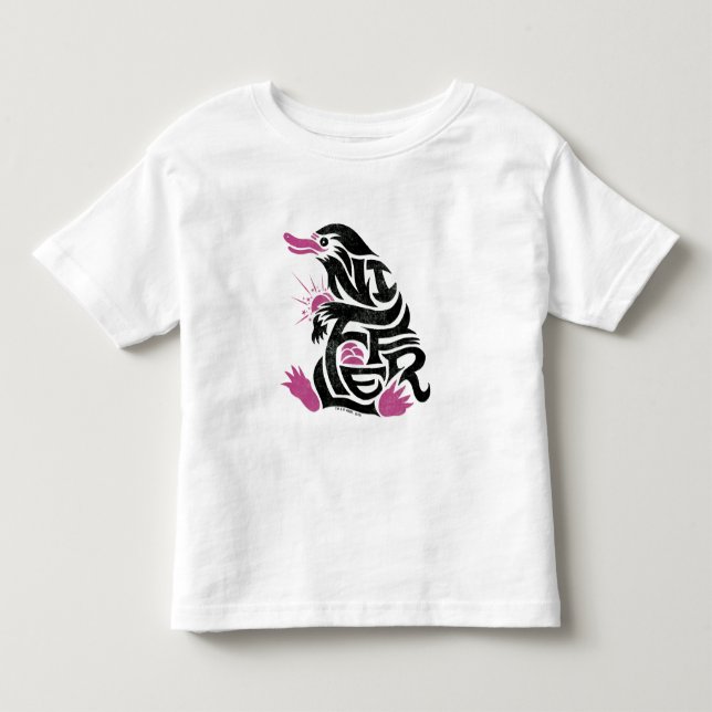 NIFFLER™ Typografie Grafik Kleinkind T-shirt (Vorderseite)